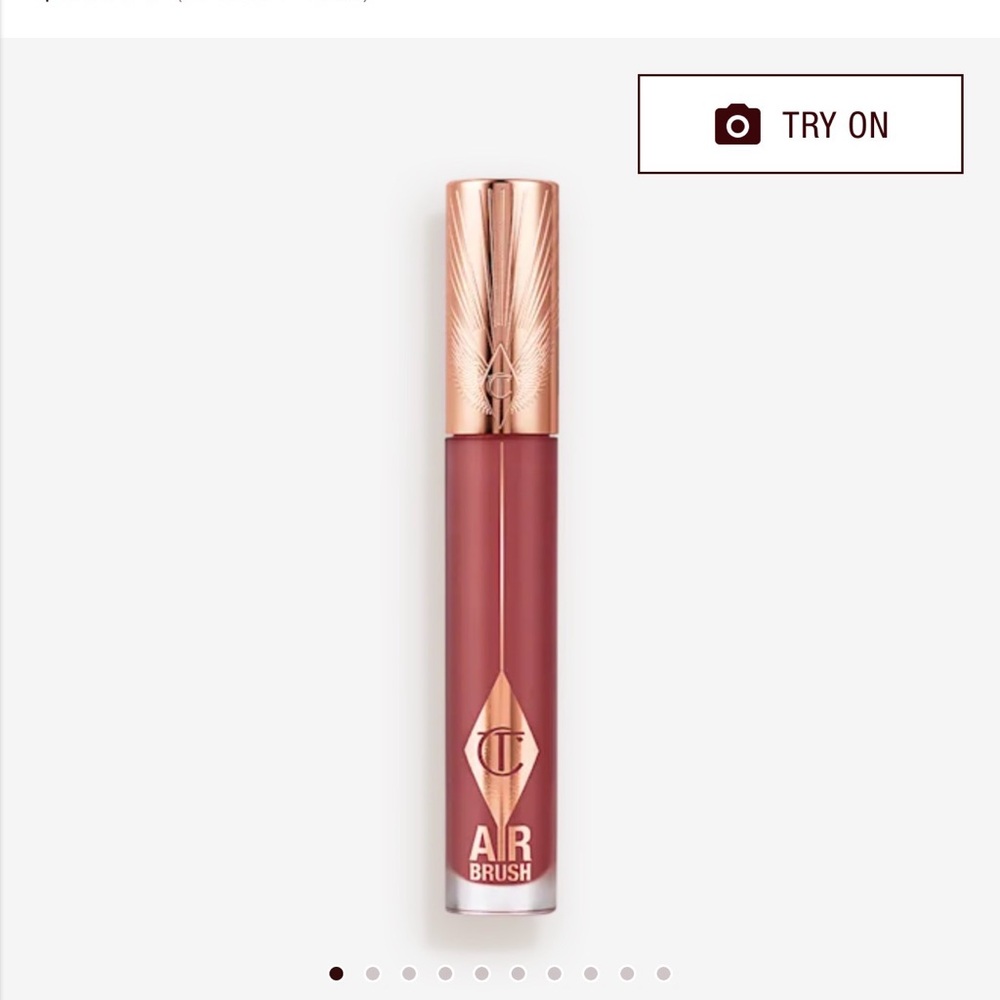 Charlotte Tilbury Airbrush Liquid Lipstick — Pillow Talk Medium Blur